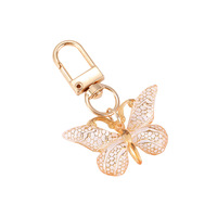 Porte-clés papillon en acrylique à couleur changeante, personnalisable avec logo, pendentif de sac, cadeau souvenir - Grande Vente