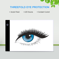 Protection des yeux A5 LED dessin tablette peinture conseil copie Pad écriture croquis Wacom traçage led lumière pad