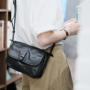 Nouveau Sac Bandoulière Rétro en Cuir Véritable pour Femme, Style Printemps 2026, Petit Sac Carré Texturé pour le Quotidien - Product Image 6