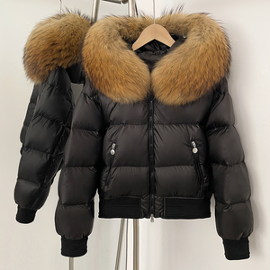 OFTBUY 2025 Manteau d'hiver de luxe pour <span class=keywords><strong>femme</strong></span>, <span class=keywords><strong>avec</strong></span> <span class=keywords><strong>capuche</strong></span> en fourrure de renard naturelle, 90% duvet de canard, épais, chaud, <span class=keywords><strong>imperméable</strong></span>, <span class=keywords><strong>parka</strong></span> <span class=keywords><strong>avec</strong></span> ceinture - Product Image 5