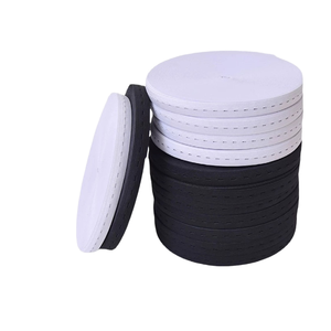 <span class=keywords><strong>Ceinture</strong></span> élastique boutonnière réglable directe d'usine pour les femmes sac Style à chevrons noir blanc pantalon torsion <span class=keywords><strong>porte</strong></span> oeil sangle - Product Image 1