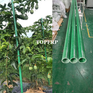 Estaca de Soporte para Plantas Personalizable, Tubo Redondo Pultruido de FRP, Postes de Fibra de Vidrio para Árboles de Huerto - Product Image 4