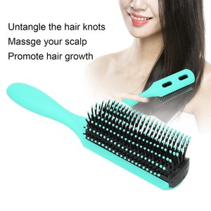 Brosse à <span class=keywords><strong>cheveux</strong></span> à 9 rangées pour hommes et femmes, longue, fine et épaisse, <span class=keywords><strong>cheveux</strong></span> secs ou humides, sans statique et résistant à la chaleur, brosse à <span class=keywords><strong>cheveux</strong></span> démêlante. - Product Image 3