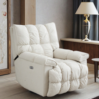 Moderne Simple Électrique Multifonctionnel Manucure Beauté Paresseux Chaise À Bascule Première Classe Espace Capsule Fonctionnelle Canapé Tissu pour