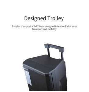 ลำโพงพกพาแบบพาวเวอร์บลูทูธ 15 นิ้ว เสียงเบสหนักแน่น สำหรับงานปาร์ตี้กลางแจ้ง ระบบเสียงเครื่องดนตรี - Product Image 5