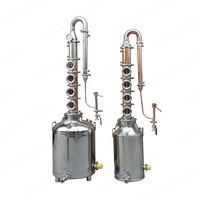 Alambic à reflux en cuivre pour vodka de 20, 30, 50, 100, 200, 300 litres