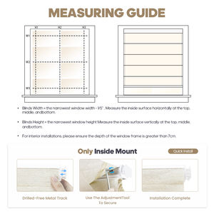 <span class=keywords><strong>Tende</strong></span> a Rullo Motorizzate Automatiche Senza Foratura, Controllo Remoto, Oscuranti <span class=keywords><strong>per</strong></span> Finestre, Decorazione Casa Intelligente - Product Image 5
