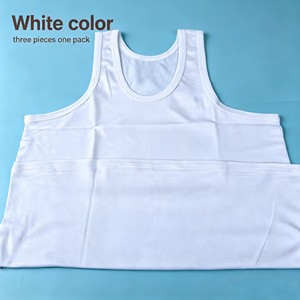 <span class=keywords><strong>Canotta</strong></span> da <span class=keywords><strong>uomo</strong></span> in cotone a <span class=keywords><strong>costine</strong></span>, colore bianco Africa, modello TFK007, per palestra e sport, confezione da 3 pezzi - Prezzo all'ingrosso: 3,24 dollari - Product Image 5