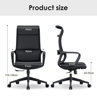 Chaise de bureau exécutive ergonomique moderne, chaise de bureau Foshan, usine de chaises de bureau, certificat BIFMA