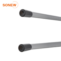 Glissières de tiroir SONEW réglables en métal, à clipser sans outil, pour armoire de cuisine, à extension complète, fermeture douce avec deux tiges