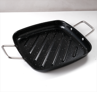 Ensemble de partage de cuisine de dinde grande casserole de barbecue avec injecteur de Sauce déchiqueteuse de viande Surface antiadhésive enduite outil de cuisine cadeau de noël