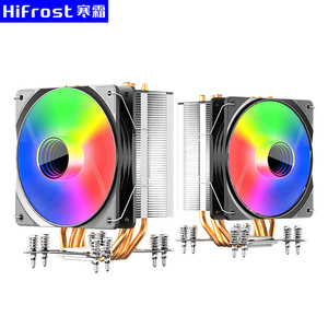 P400 ซีพียูคูลเลอร์ 120 มม. ท่อความร้อน 4 เส้น RGB LED ระบบระบายความร้อนแบบเงียบสำหรับเดสก์ท็อปอินเทล เอเอ็มดี - Product Image 3