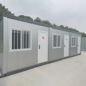 Cheap price foldable container homes 20ft house modular prefabricated folding container