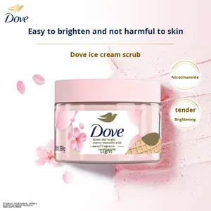 A granel para <span class=keywords><strong>crema</strong></span> corporal 280g niacinamida manteca <span class=keywords><strong>de</strong></span> karité fragancia <span class=keywords><strong>de</strong></span> <span class=keywords><strong>coco</strong></span> mejora la piel seca áspera fórmula natural EXFOLIANTE SUAVE - Product Image 2