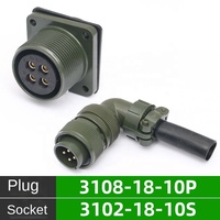 Conector DIN USB a prueba de agua de 4 núcleos estándar americano curvo de 1/2 pines de diseño Circular PCB macho/hembra de 1/2 pines