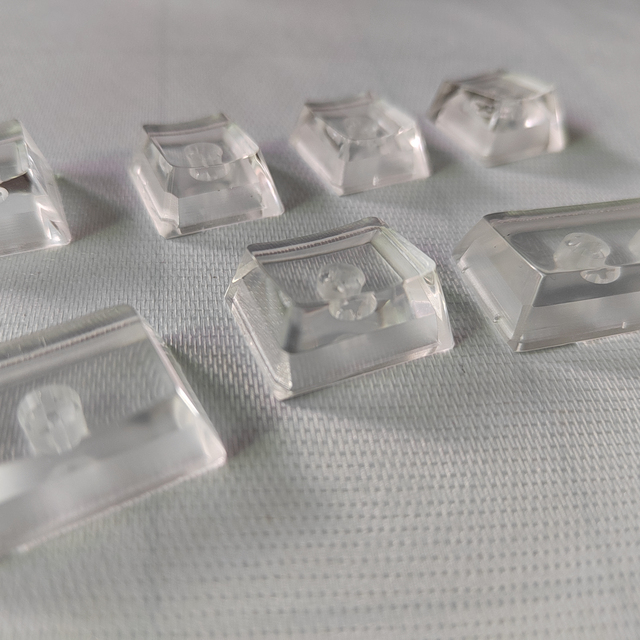 Customize Clear Resin Keycaps OEM CHERRY XDA SA Profile Transparent Handmade Artisan Keycap