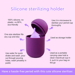 <span class=keywords><strong>Copa</strong></span> <span class=keywords><strong>Menstrual</strong></span> esterilizadora para <span class=keywords><strong>microondas</strong></span> personalizada para sostener Copas Menstruales <span class=keywords><strong>copa</strong></span> de almacenamiento de disco <span class=keywords><strong>Menstrual</strong></span> - Product Image 3