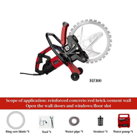 Nueva sierra circular portátil de 290 mm con motor eléctrico para cortar paredes de hormigón y abrir puertas y ventanas