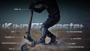 Scooter Eléctrico Plegable <span class=keywords><strong>JLM</strong></span> G2Master Source Factory, Doble Motor, Doble Suspensión, Impermeable, Capacidad de Carga de 120 kg, Velocidad de 60 km/h - Product Image 3