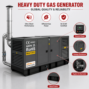 เครื่องกำเนิดไฟฟ้าดีเซลแบบพกพาขนาดเล็ก เงียบ สำหรับใช้งานกลางแจ้ง 12kw 15kw 20kw 30kw พร้อม ATS สองสูบ แรงดันไฟฟ้าคู่ เฟสเดียว - Product Image 1