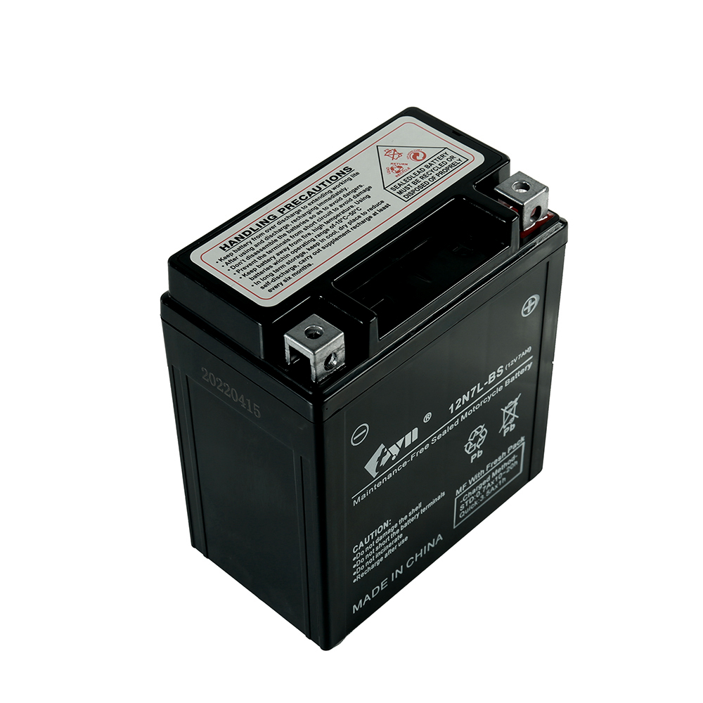 12V7AH свинцово-кислотный силовой спортивный гель AGM мотоцикл аккумулятор 12V7AH заводская цена 12N7L-BS 12N7-4B