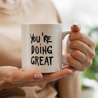 Mug en Céramique Blanc Personnalisable avec Impression sur Mesure – Cadeau Promotionnel à Sublimation pour Lait et Café