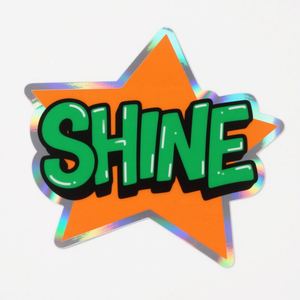 Waterproof Printing logo Packaging Gloss Vinyl Holographic Custom Die Cut Sticker - Product Image 5