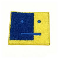 Patchs en chenille 3D multicolores écologiques à coudre, patchs en chenille personnalisés avec logo, à thermocoller pour accessoires quotidiens