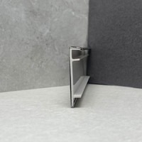 Papan Skirting Baja Tahan Karat Multi Warna dengan Finishing Rose Gold Black Titanium untuk Trim Lantai dan Dinding