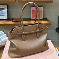 Sac Polène Cyme – Cabas Femme en Cuir Véritable, Sac à Main de Créateur Polène Paris, Sac Shopping Portable en Cuir de Vachette, Sacoche de Mode Grande Capacité