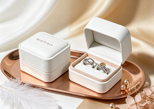 High-End Square <b>Box</b> with Faux Leather Outer Layer Curved Flip Cover Magnetic Closure Ribbon Four-Color Printing <b>Soft</b> <b>Light</b> Pink - Product Image 4
