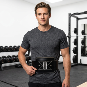 Ceinture de musculation en cuir de vachette de qualité supérieure, robuste, antidérapante, pour entraînement intensif, nouveau style, très vendue - Product Image 1