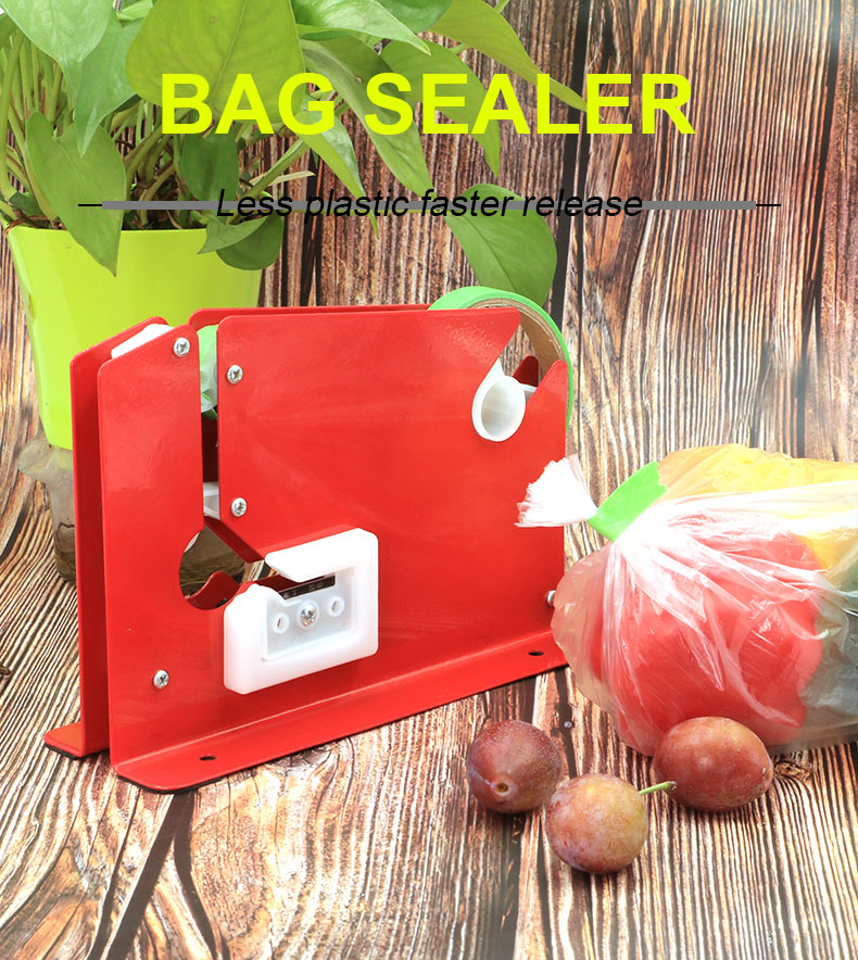 Plastic Bag Neck Sealer Bag Taper Heavy Duty With Trimmer