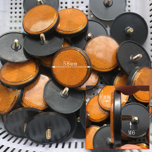 Réflecteur latéral multicolore en plastique de 60 mm pour moto, vélo électrique, accessoires de sécurité et d'avertissement réfléchissants - Product Image 5