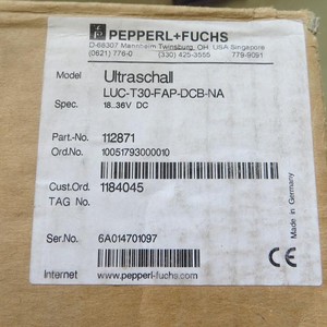 Capteur de niveau ultrasonique Pepperl+Fuchs LUC-T30, sortie 24 V CC, actionnement par interrupteur FAP - Product Image 2