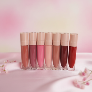 Gloss à lèvres liquide minéral à logo personnalisé, végan, waterproof, haute pigmentation, hydratant, longue tenue, maquillage pour les lèvres - Product Image 1