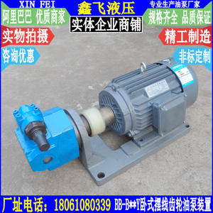 WBZ-BB-B80Y B100Y B125Y YJZ Horizontal Cycloidal Gear <b>Oil</b> Pump Motor Unit Pressure Adjusting Hydraulics Pumps - Product Image 1