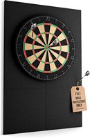 Protection murale en feutre pour cible de fléchettes vierge, avec logo personnalisé, fond noir, pour cadeau, vente en gros et revente