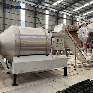 Industrial 1500L <b>Rotary</b> Drum Mixer with Belt Conveyor, Large Capacity Grain and Plastic Granule Blending <b>Machine</b>, Food Grade - Product Image 6