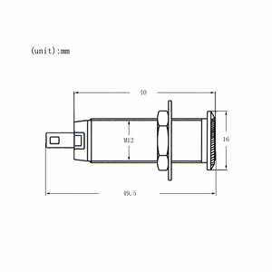 סיטוני חבית סגנון חבית <span class=keywords><strong>1</strong></span>/<span class=keywords><strong>4</strong></span> "פלט גיטרה עם כפתור רצועה לחלקי כלי נגינה - Product Image 6