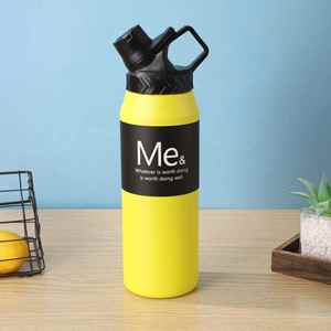 Gourde isotherme pour sports de plein air 750ml 950ml en acier inoxydable 304 avec couvercle anti-fuite - Product Image 1