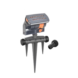 Aspersor de Césped Automático Oscilante de 16 Orificios 180 °   Aspersor Rotatorio Ajustable de Gran Área para Riego de Jardín y Césped - Product Image 2