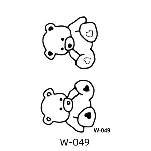 WEIAIMEI Autocollants de <span class=keywords><strong>tatouage</strong></span> à base de plantes sans eau, nouveaux, 15 jours, logo personnalisable, motifs <span class=keywords><strong>animaux</strong></span> de dessin animé imprimés par transfert à l'eau, livraison rapide - Product Image 2