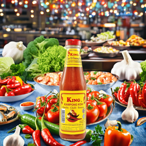 KING Malaysia-Made HALAL Sweet Chili Garlic <b>Sauce</b> Hot & Spicy 320g in Bottle for Flavor Enhancement - Product Image 2
