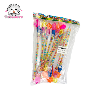 Halal Hard Candy Juguete de alta calidad Varitas de <span class=keywords><strong>caramelo</strong></span> y varita mágica Juguete en forma de <span class=keywords><strong>caramelo</strong></span> Embalaje en bolsa - Product Image 3