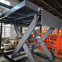 Plateforme élévatrice à ciseaux électrique hydraulique télescopique économique, capacité 5 tonnes, pour marchandises