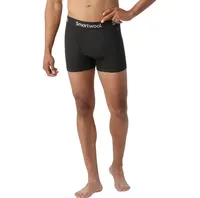 Caleçons Boxers Homme en Laine Mérinos Tricotée Taille Basse Respirants Anti-Odeur Sport Logo Personnalisé Ceinture Élastique Prêts à l'emploi OEM Vente en Gros