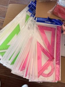 Khuyến Mại 15Cm 20Cm 30Cm Nhựa Cai Trị Thiết Lập Sinh Viên Toán Học Hình Học Thiết Lập Hình Vuông Tam Giác Cai Trị Thước Thước Cho Các Trường Học - Product Image 2