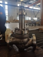 Vannes de contrôle de TYPE soufflet F91 A105, prix d'usine d'air bon marché de 4 pouces
