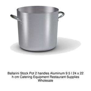 Olla de aluminio con 2 asas Ø 24 cm H 22 cm, 9.5 L Ballarini - Product Image 2